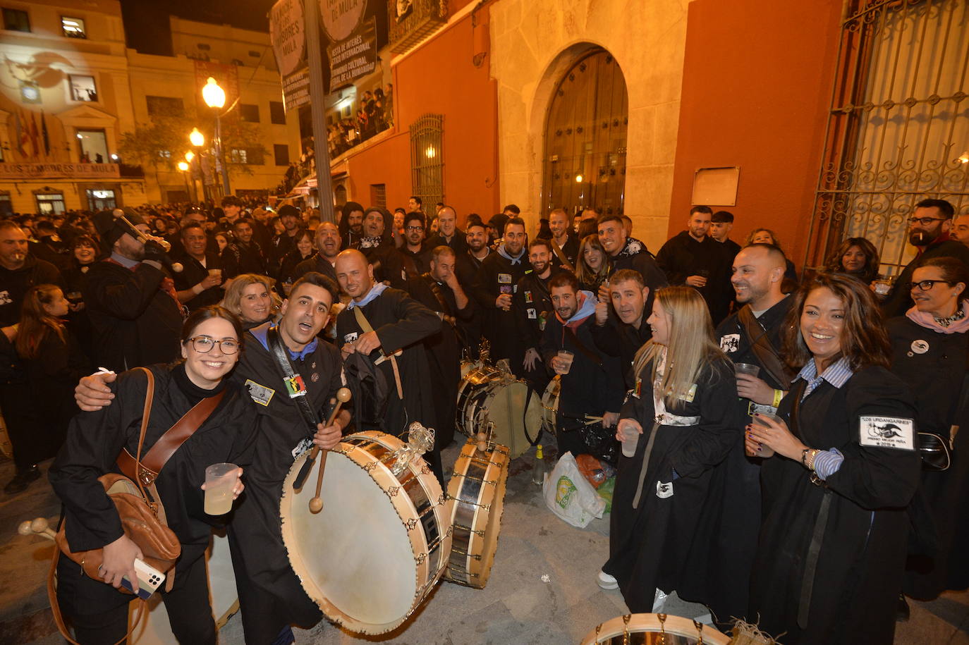 Las imágenes de La Noche de los Tambores en Mula