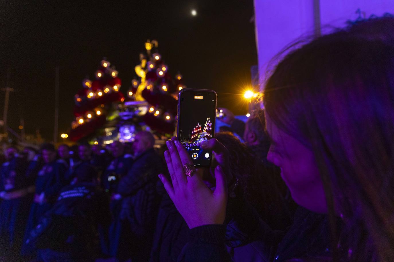 Procesión del Encuentro de Viernes Santo de Cartagena, en imágenes