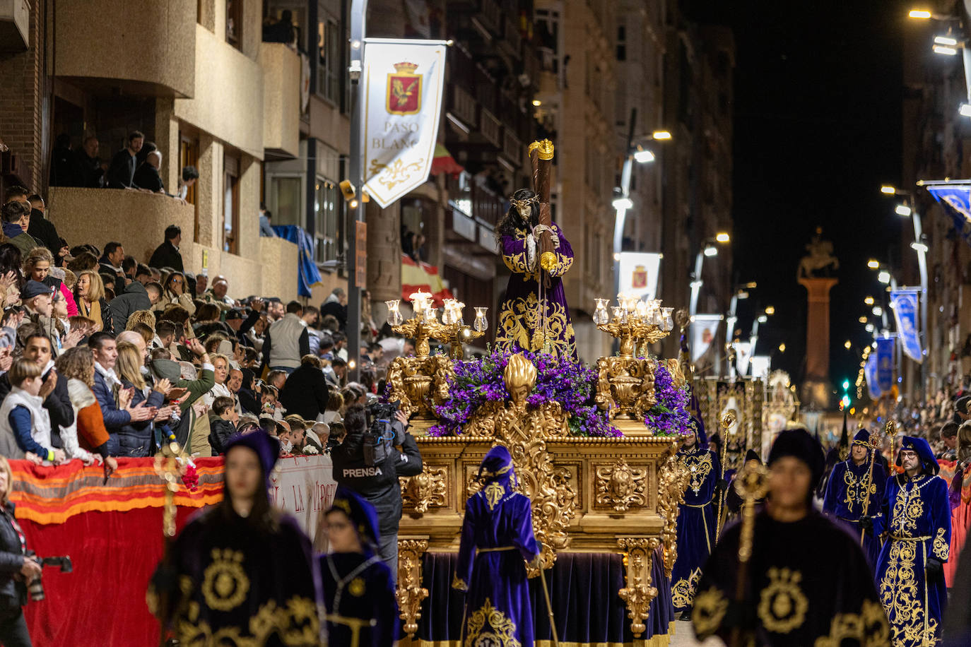 La procesión del Viernes Santo de Lorca, en imágenes