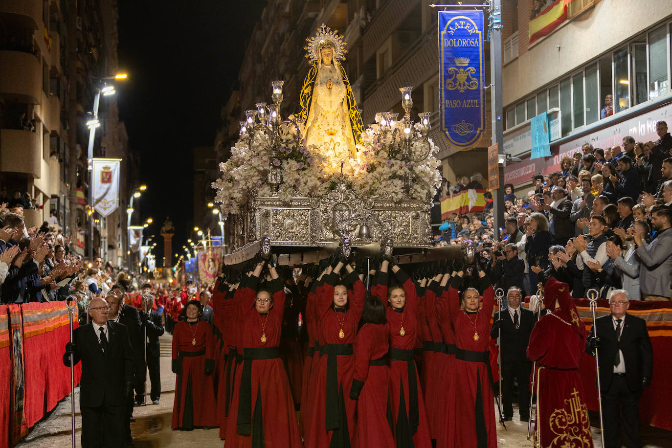 La procesión del Viernes Santo de Lorca, en imágenes