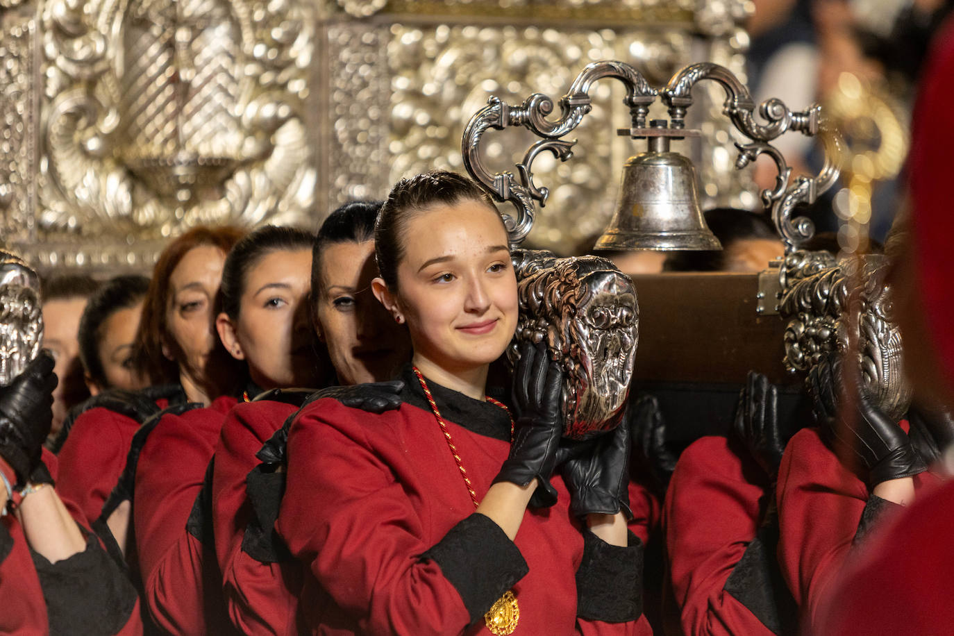 La procesión del Viernes Santo de Lorca, en imágenes