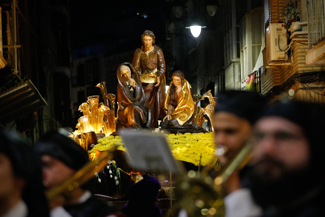 Procesiones de la Vera Cruz y las Santas Mujeres en Cartagena, en imágenes