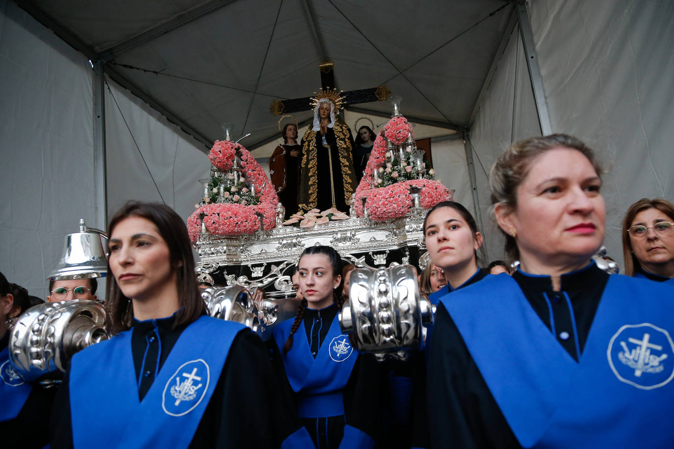 Procesiones de la Vera Cruz y las Santas Mujeres en Cartagena, en imágenes
