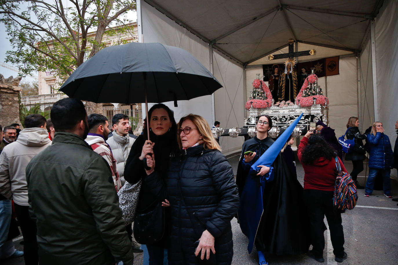 Procesiones de la Vera Cruz y las Santas Mujeres en Cartagena, en imágenes