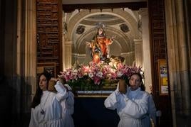 Las imágenes de la procesión de la Resurrección en Orihuela