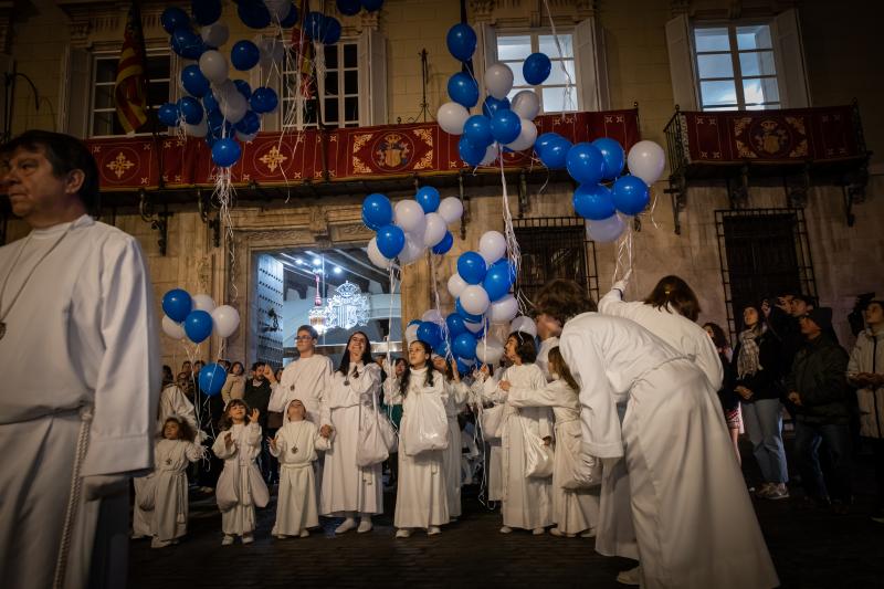 Las imágenes de la procesión de la Resurrección en Orihuela