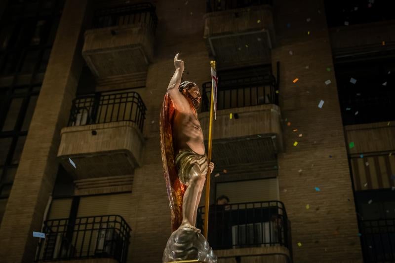 Las imágenes de la procesión de la Resurrección en Orihuela