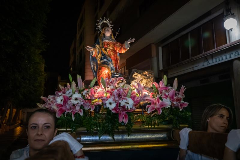 Las imágenes de la procesión de la Resurrección en Orihuela