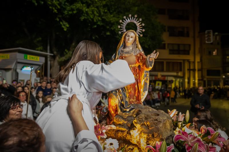 Las imágenes de la procesión de la Resurrección en Orihuela