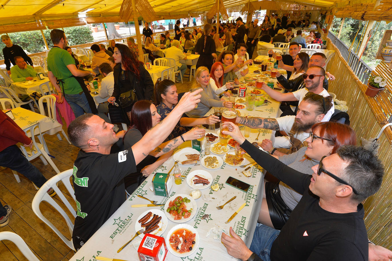 La inauguración de las barracas de Murcia, en imágenes