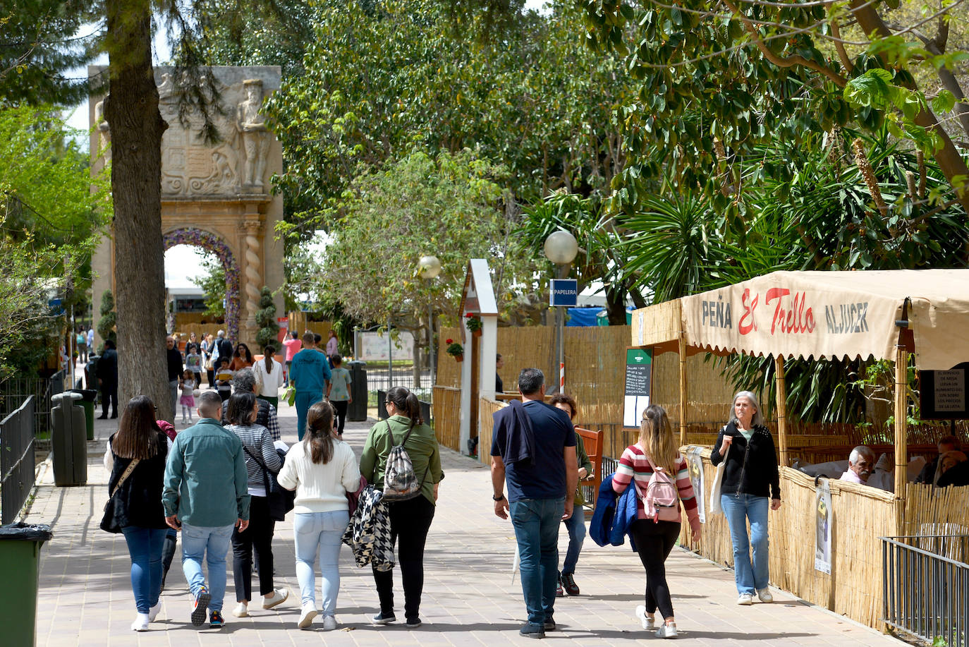 La inauguración de las barracas de Murcia, en imágenes