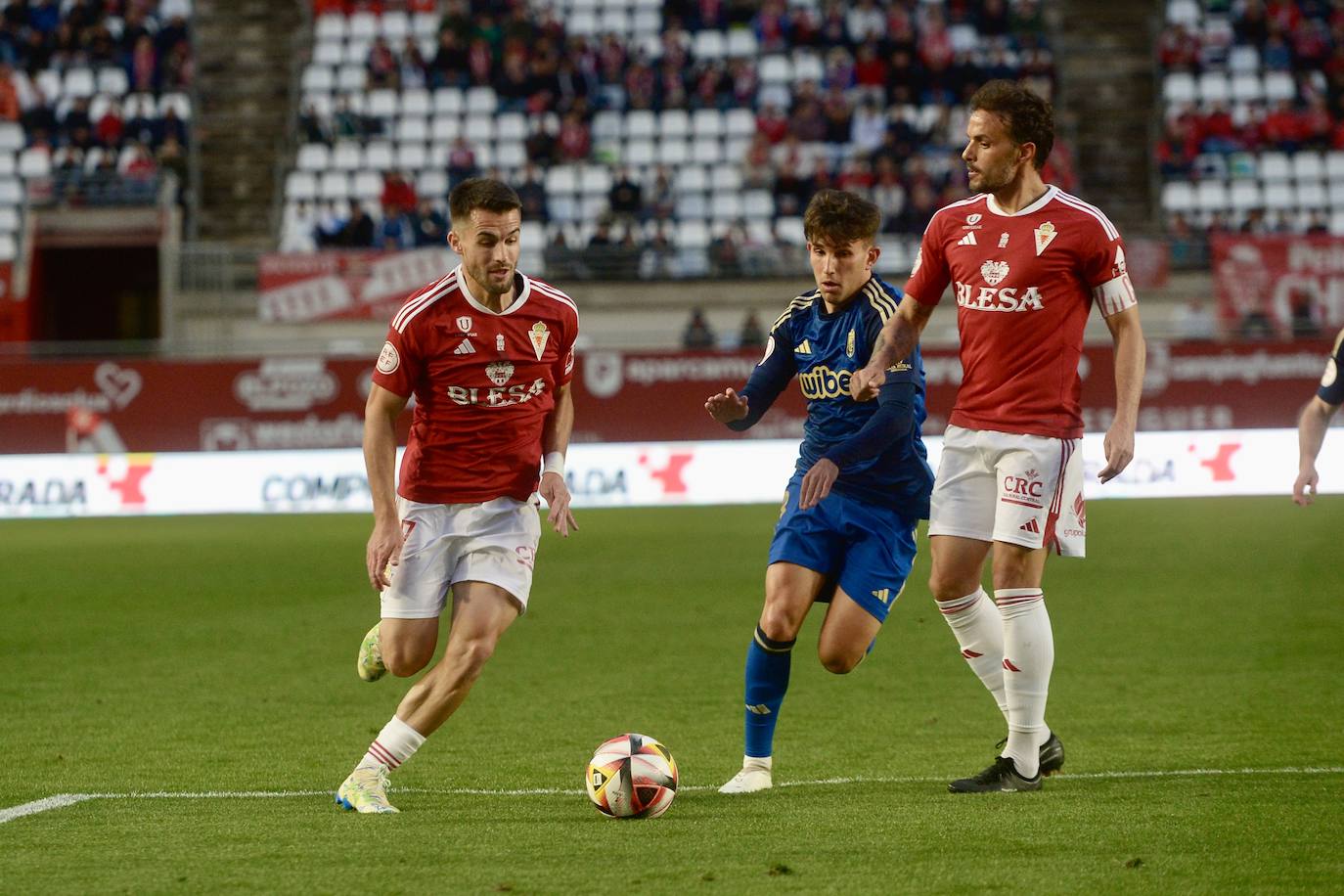 La victoria del Real Murcia frente al Recreativo Granada, en imágenes