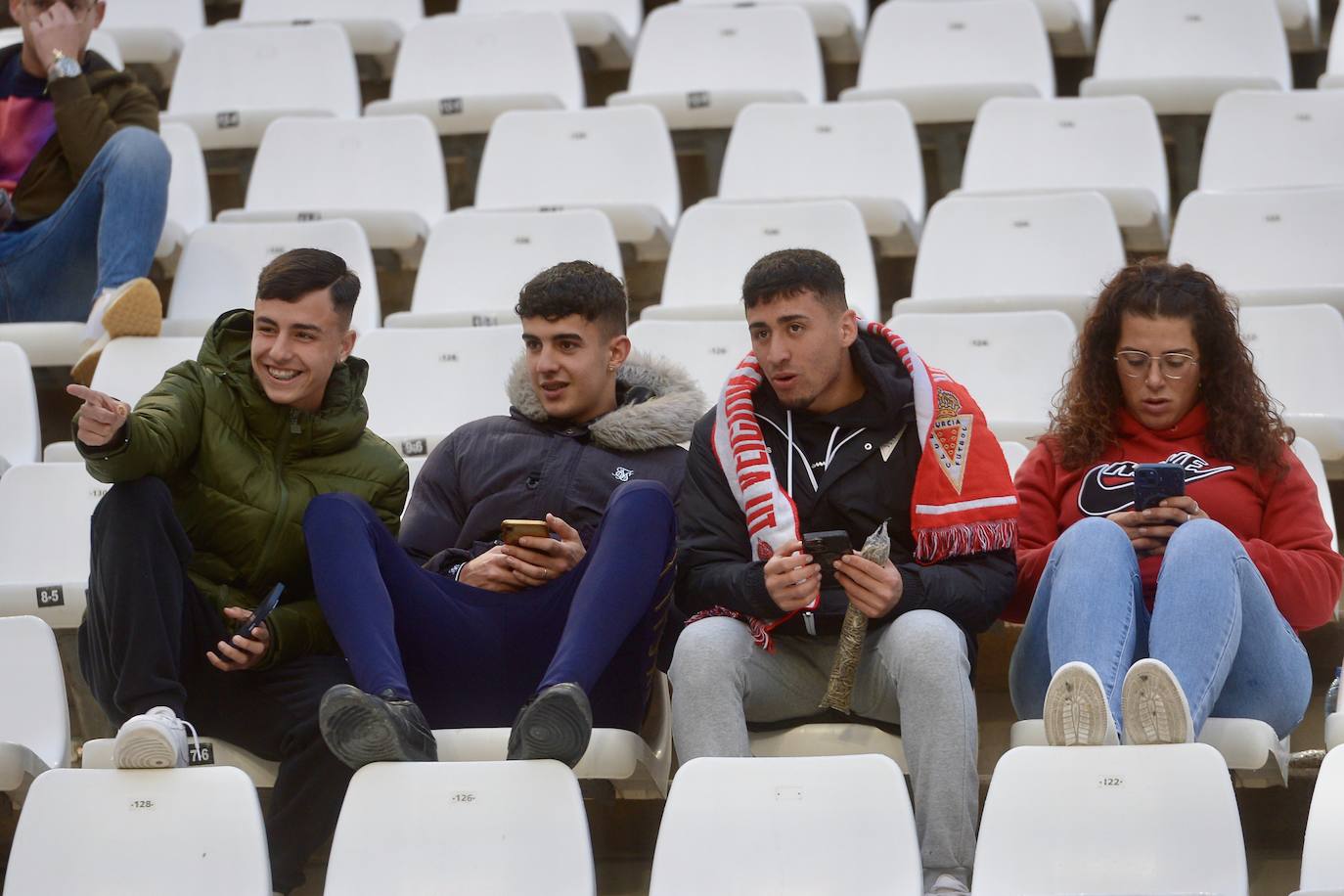 La victoria del Real Murcia frente al Recreativo Granada, en imágenes