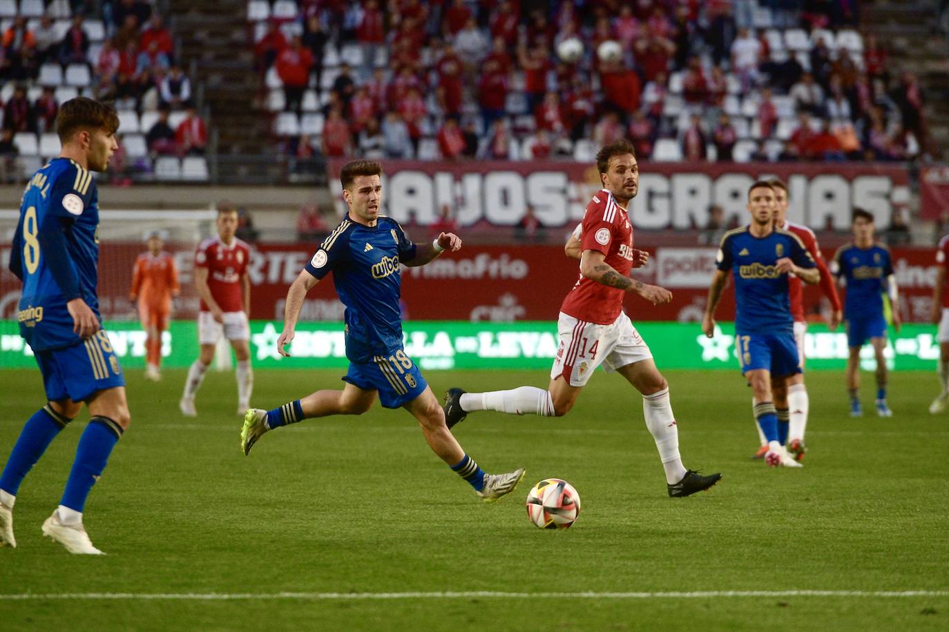 La victoria del Real Murcia frente al Recreativo Granada, en imágenes