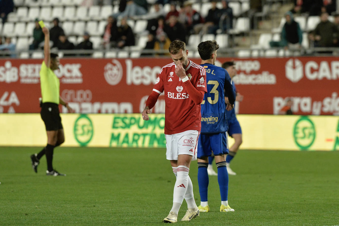 La victoria del Real Murcia frente al Recreativo Granada, en imágenes