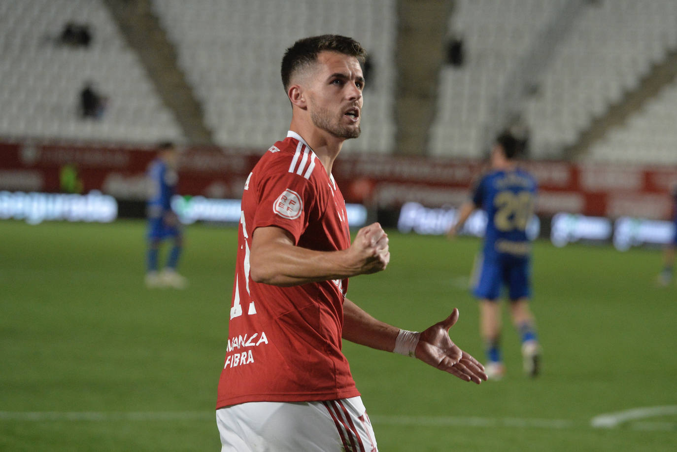 La victoria del Real Murcia frente al Recreativo Granada, en imágenes