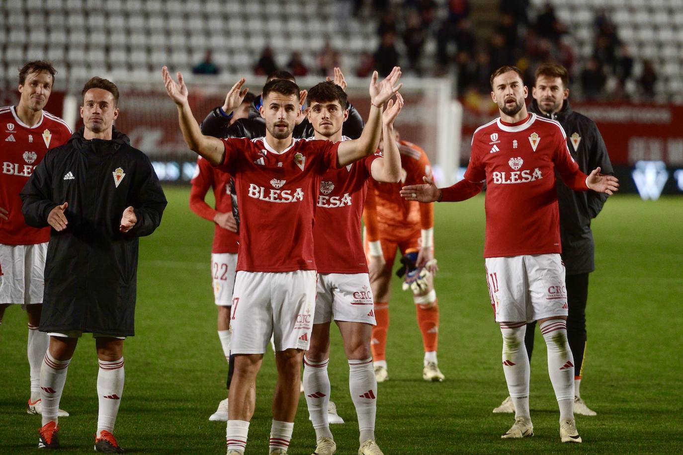 La victoria del Real Murcia frente al Recreativo Granada, en imágenes