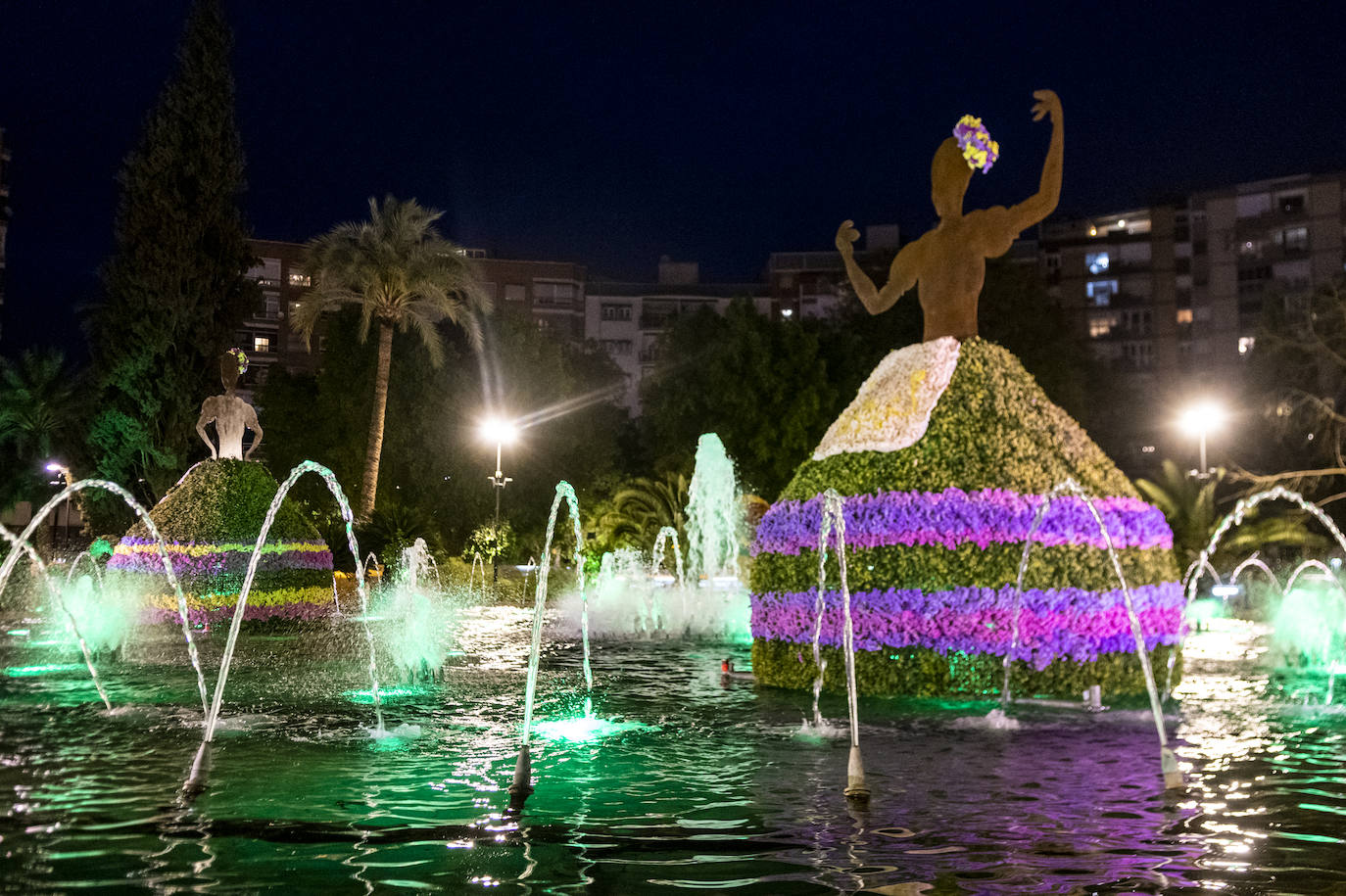 Las imágenes de la inauguración de los Jardines de Primavera en Murcia