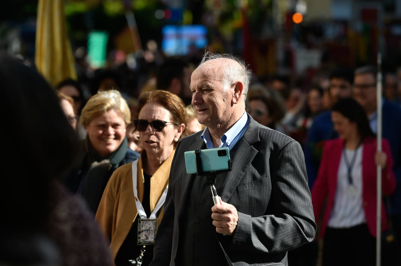 Las imágenes de la ofrenda floral a la Virgen de la Fuensanta
