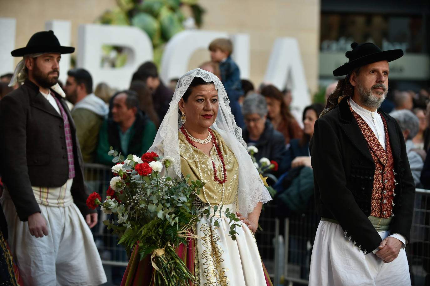 Las imágenes de la ofrenda floral a la Virgen de la Fuensanta