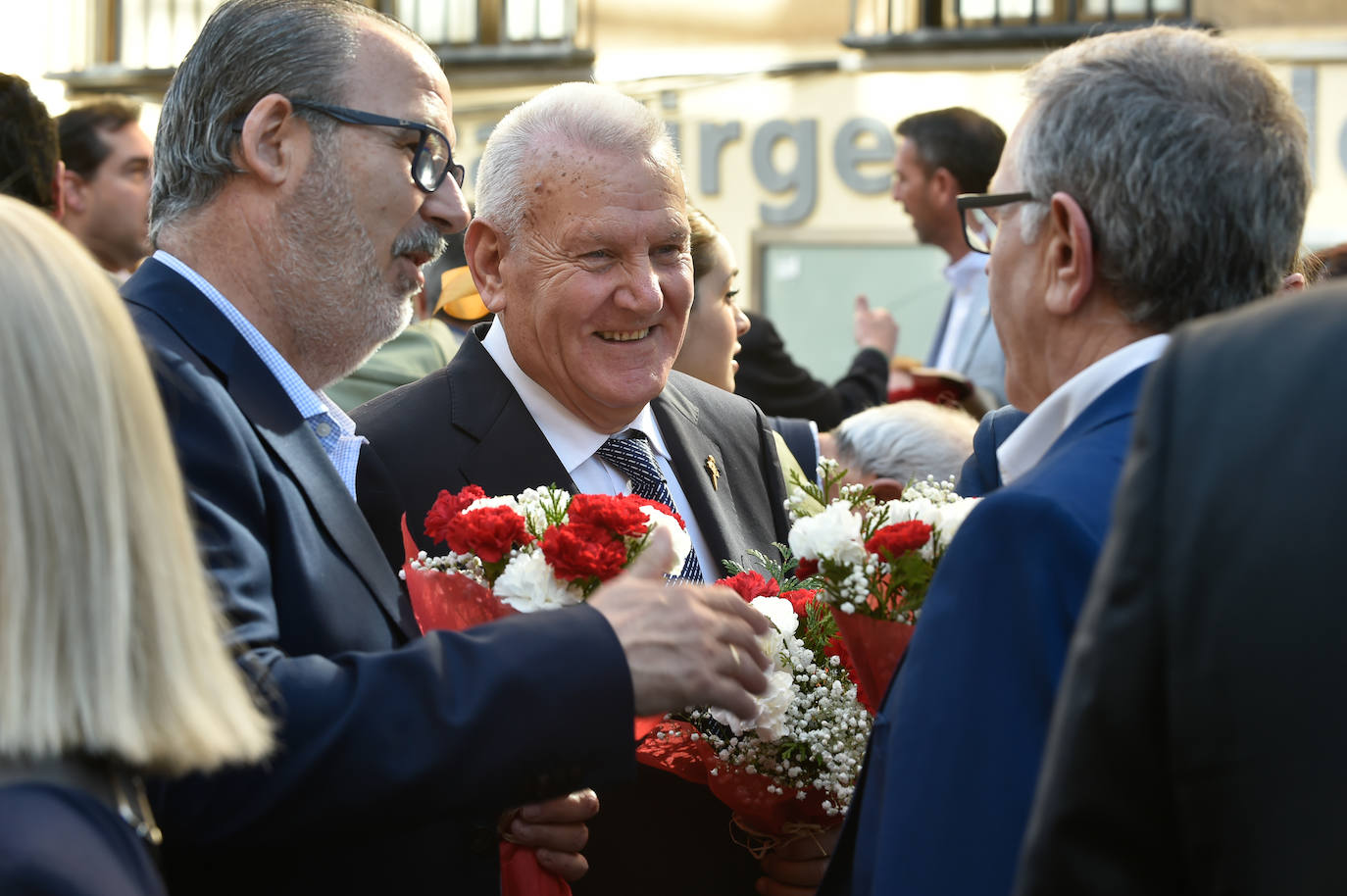 Las imágenes de la ofrenda floral a la Virgen de la Fuensanta
