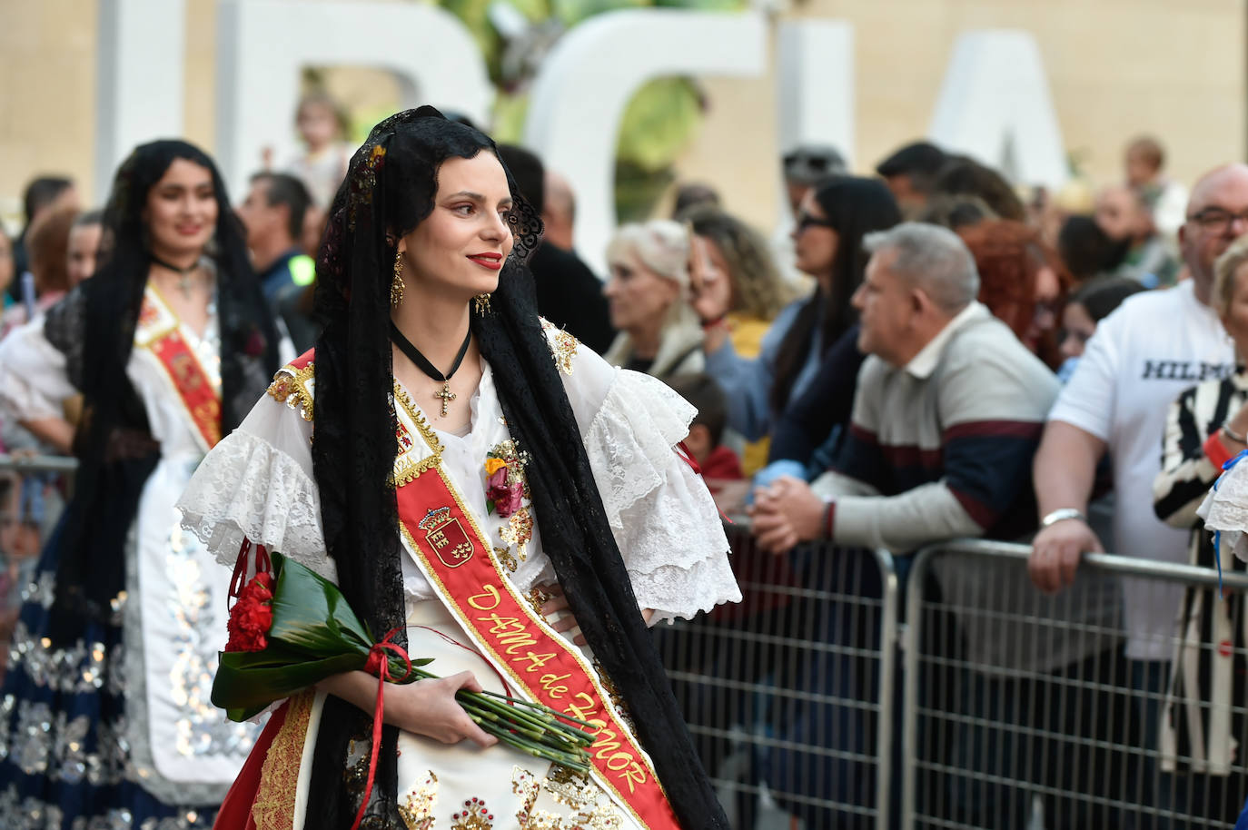 Las imágenes de la ofrenda floral a la Virgen de la Fuensanta