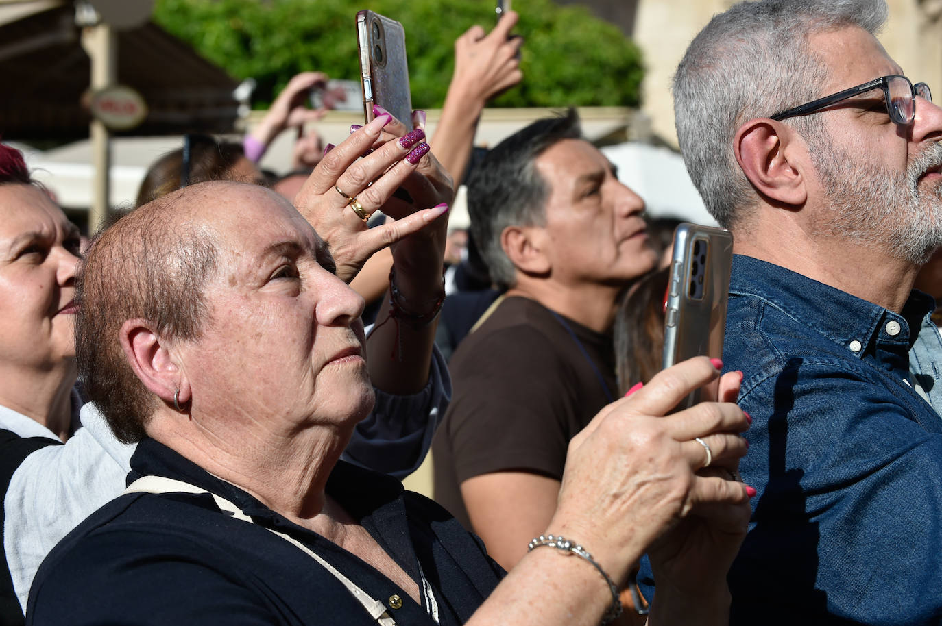 Las imágenes de la ofrenda floral a la Virgen de la Fuensanta