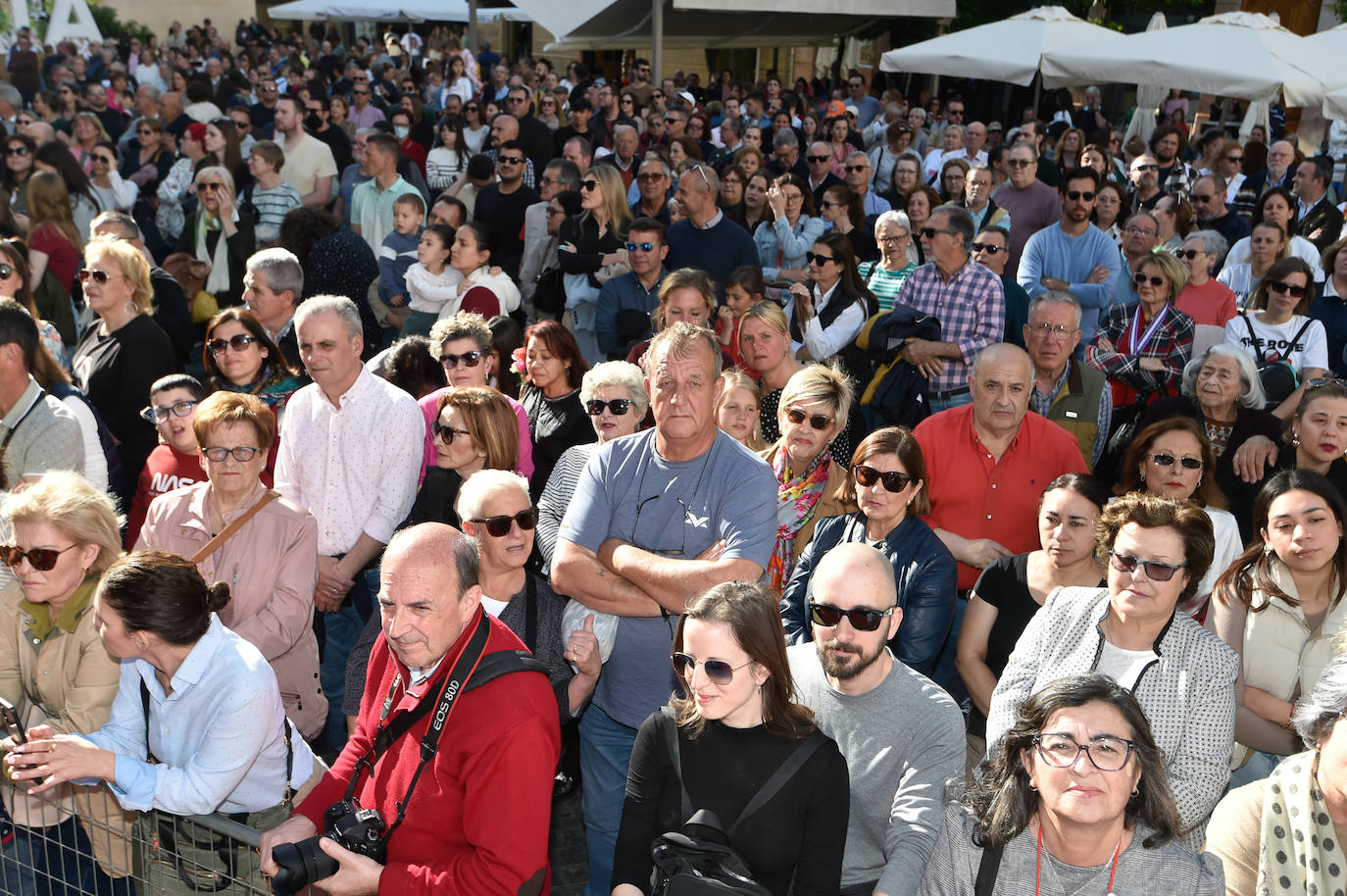 Las imágenes de la ofrenda floral a la Virgen de la Fuensanta