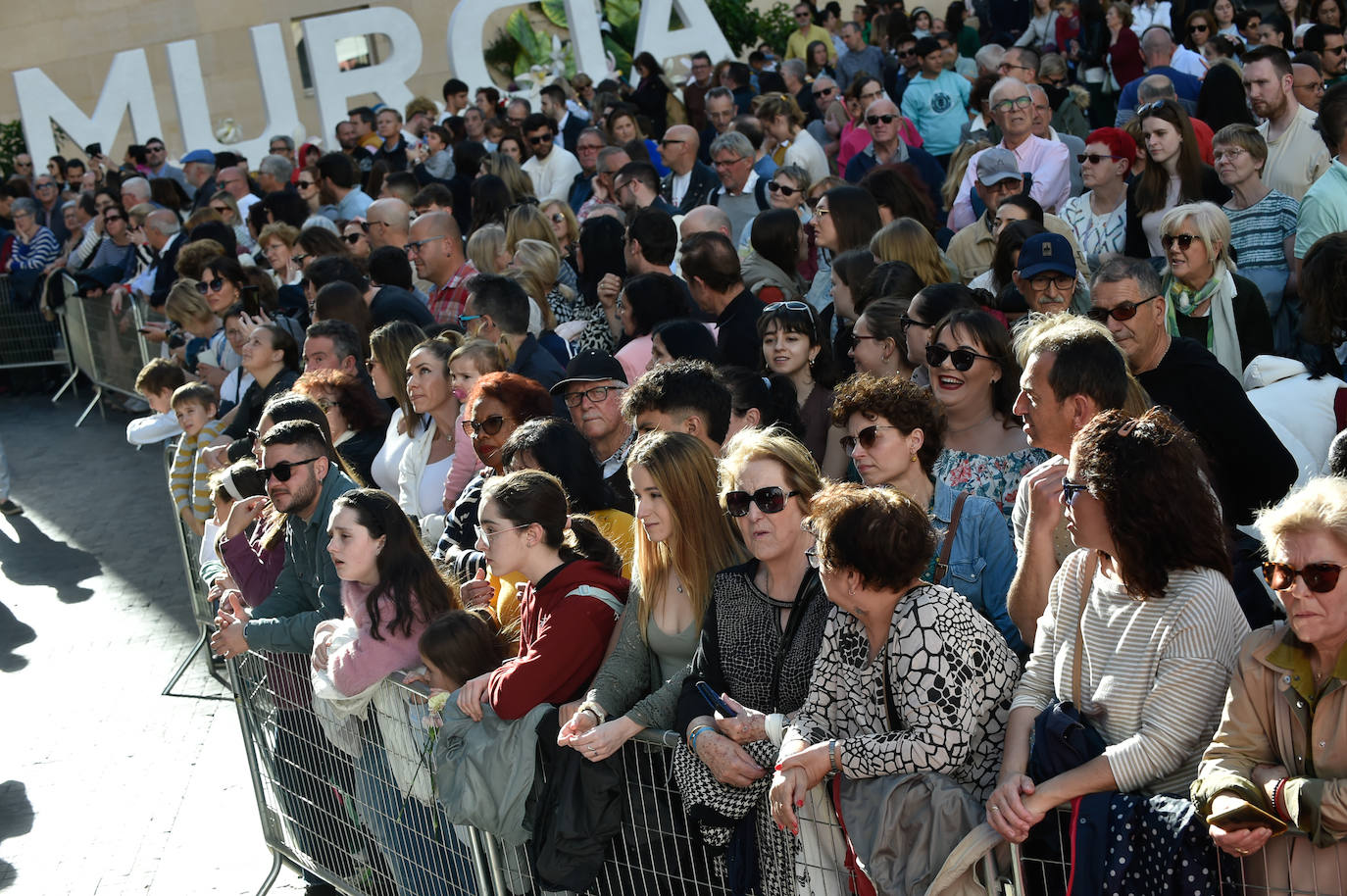 Las imágenes de la ofrenda floral a la Virgen de la Fuensanta
