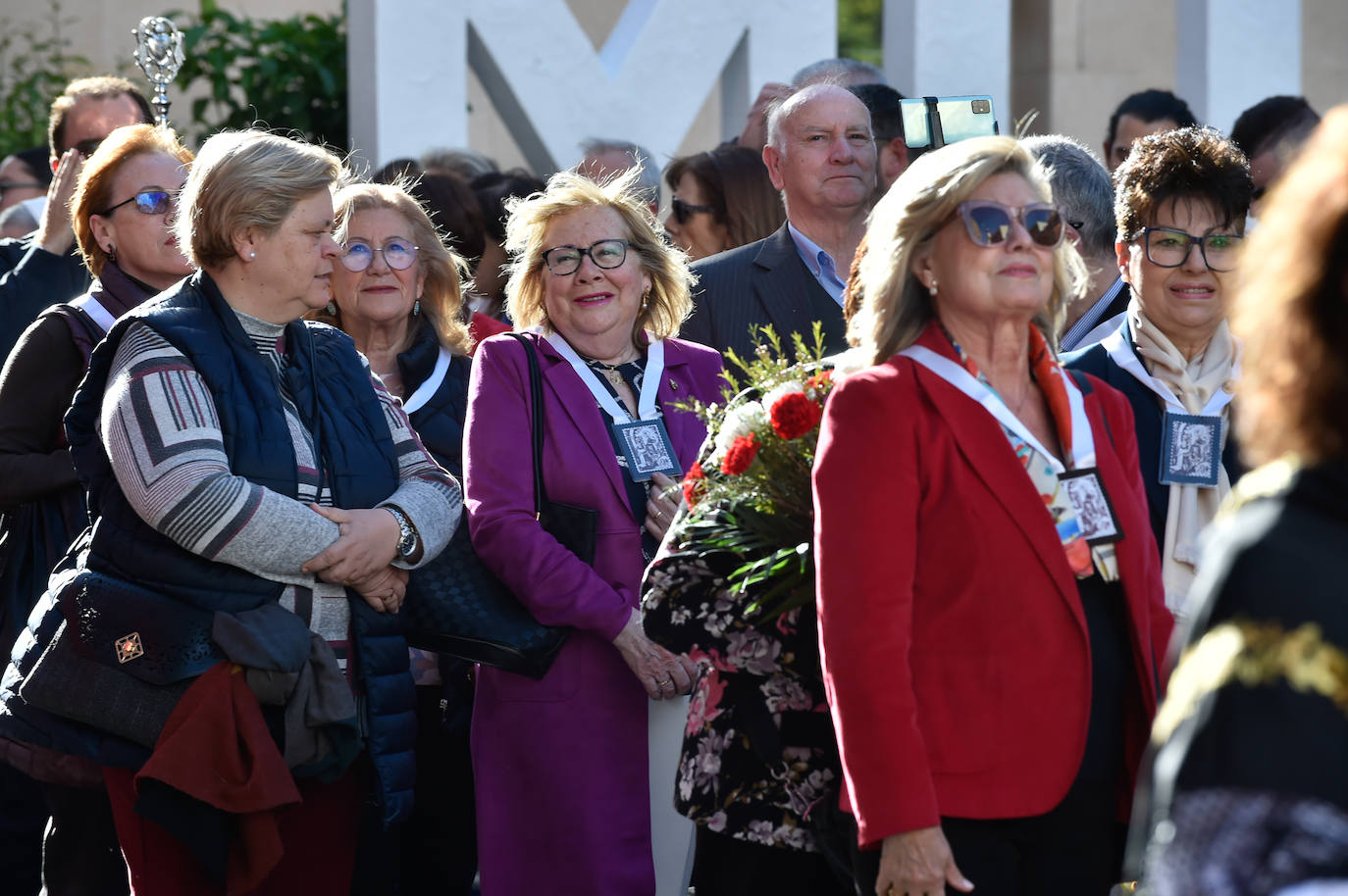Las imágenes de la ofrenda floral a la Virgen de la Fuensanta
