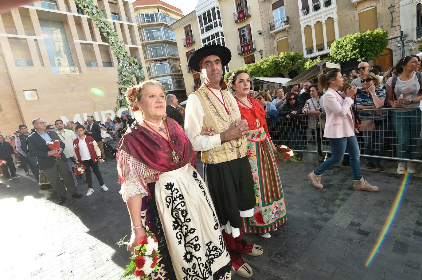 Las imágenes de la ofrenda floral a la Virgen de la Fuensanta