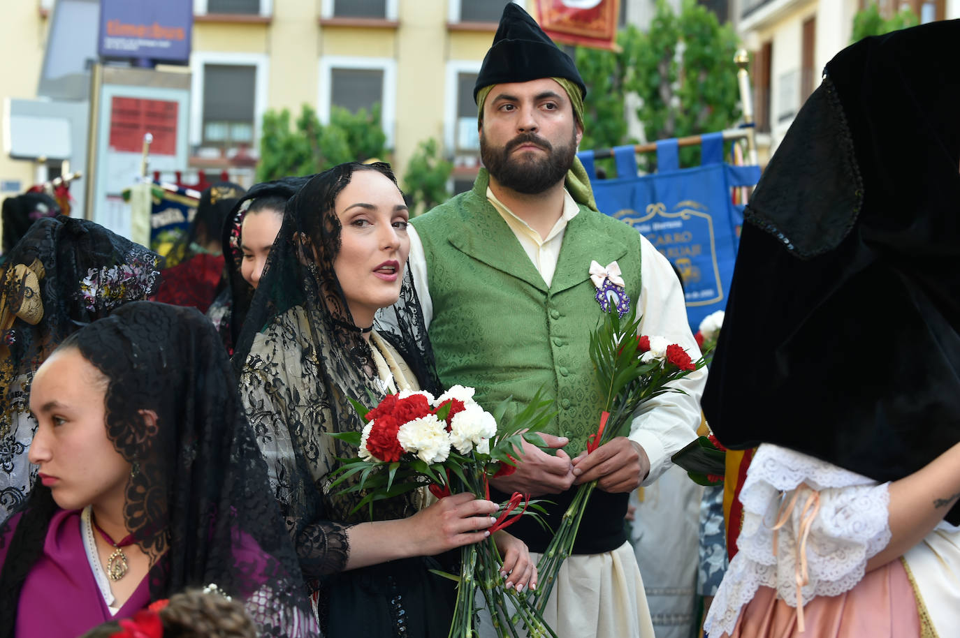 Las imágenes de la ofrenda floral a la Virgen de la Fuensanta