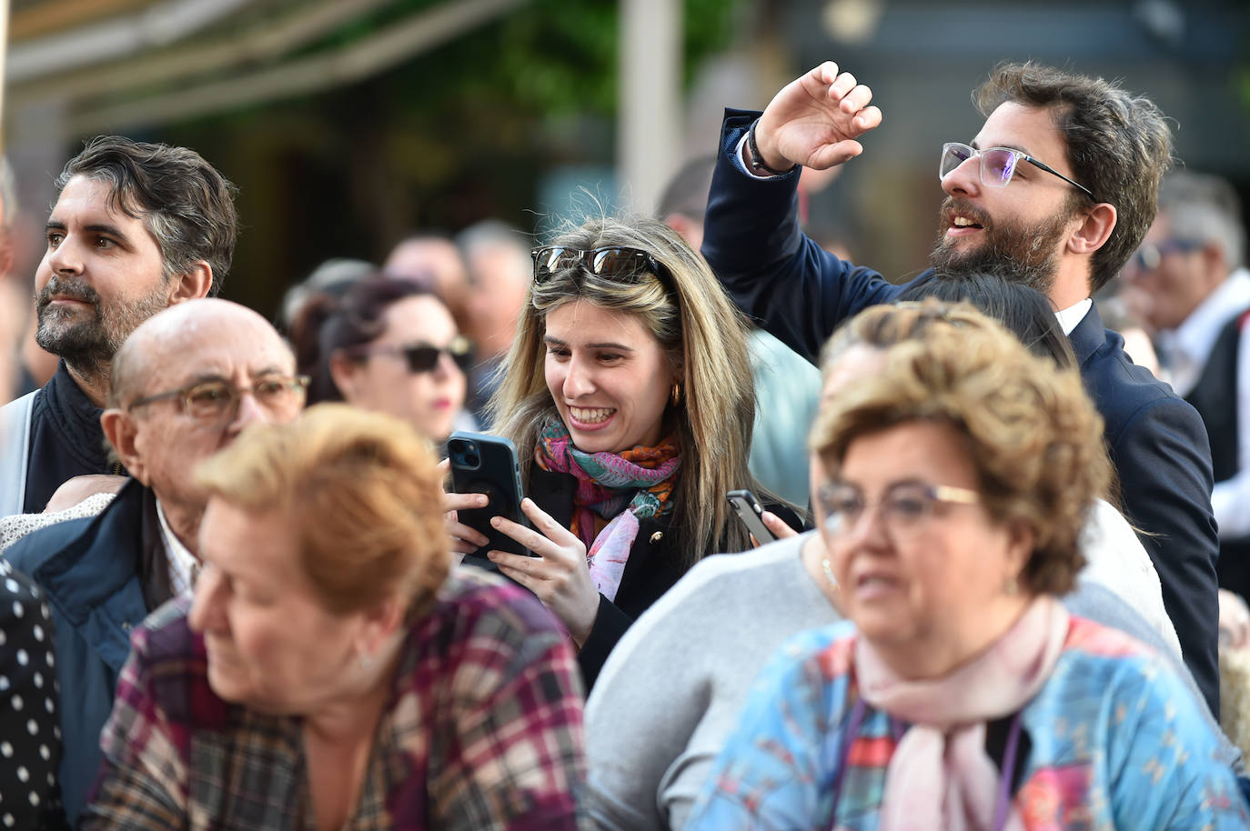 Las imágenes de la ofrenda floral a la Virgen de la Fuensanta
