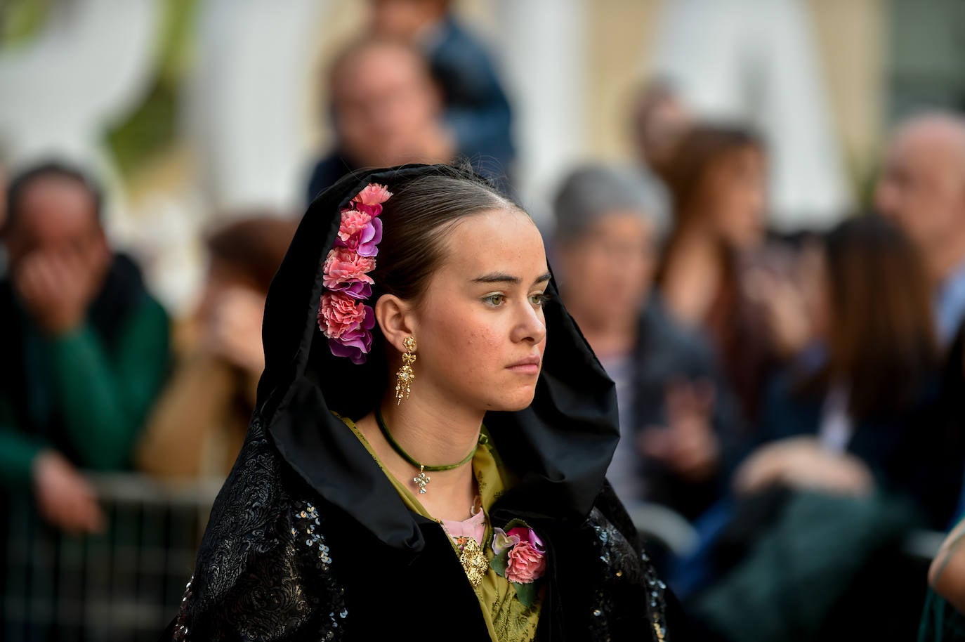 Las imágenes de la ofrenda floral a la Virgen de la Fuensanta