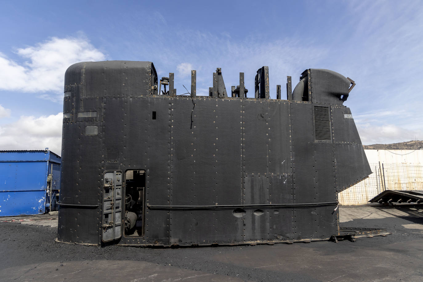 Así se desguaza el submarino &#039;Mistral&#039; en Cartagena