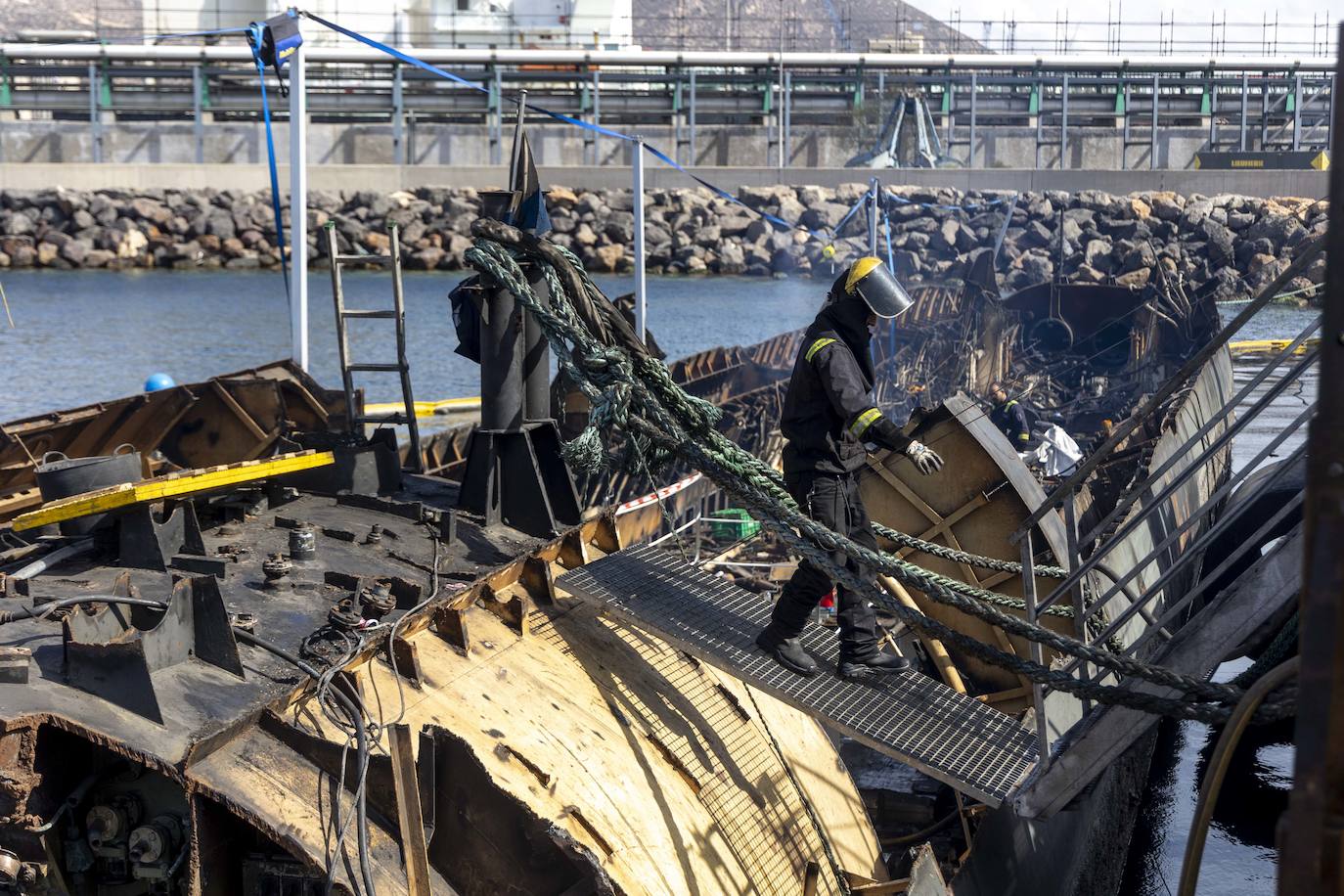 Así se desguaza el submarino &#039;Mistral&#039; en Cartagena