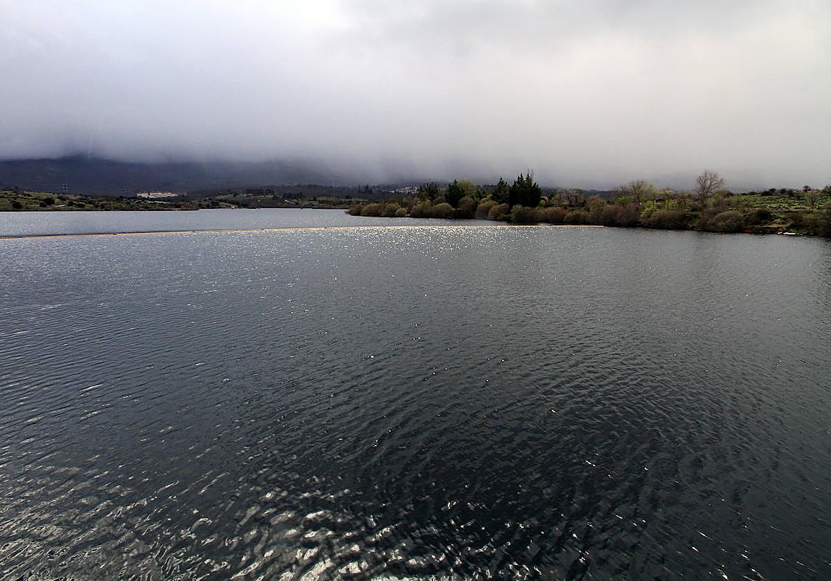 Embalse del Pontón Alto, en Segovia, esta semana.