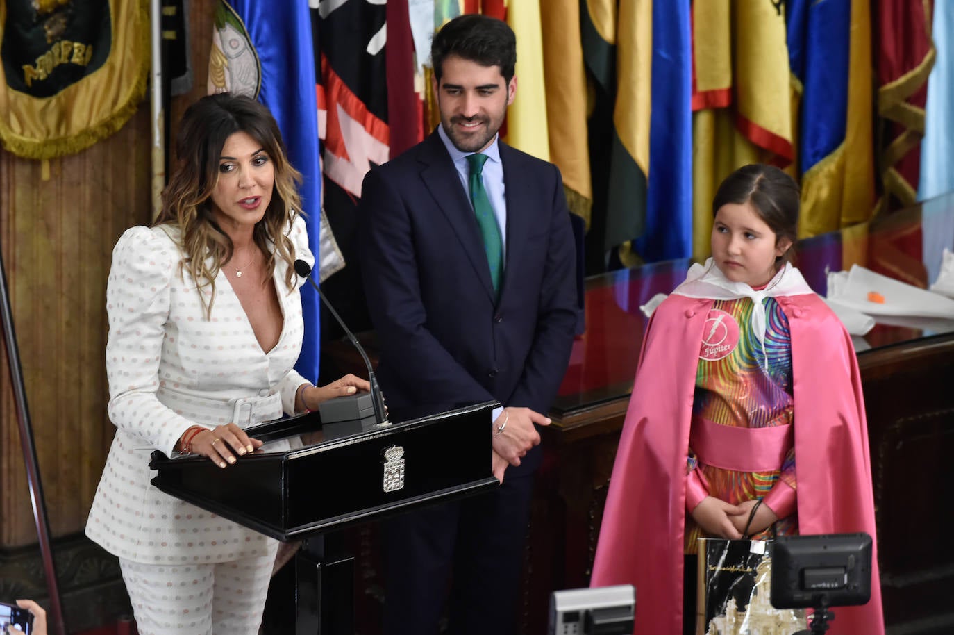 En imágenes | El recibimiento oficial de Doña Sardina y Gran Pez en el Ayuntamiento de Murcia