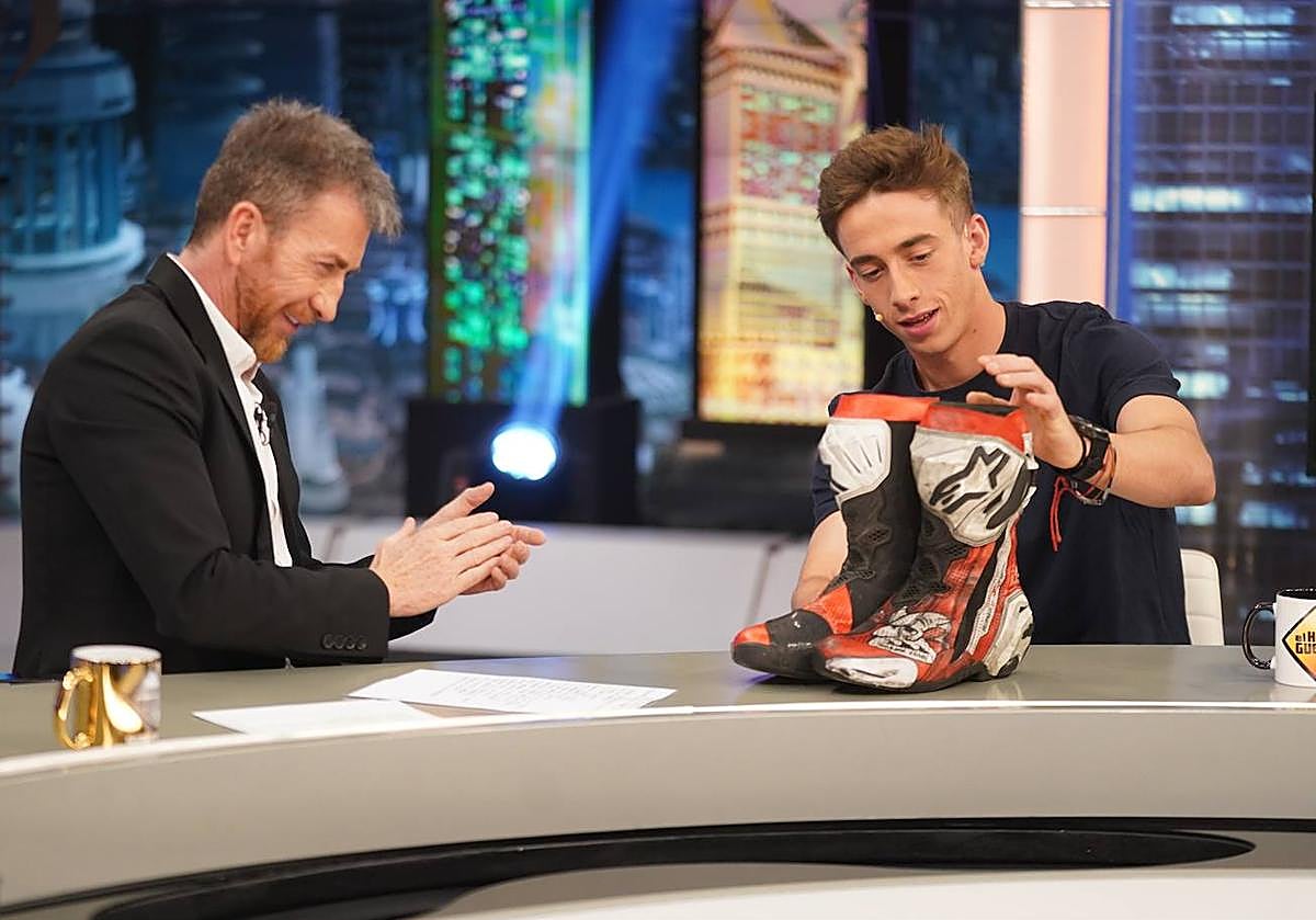 El emotivo mensaje de Pedro Acosta a su familia en 'El Hormiguero'.