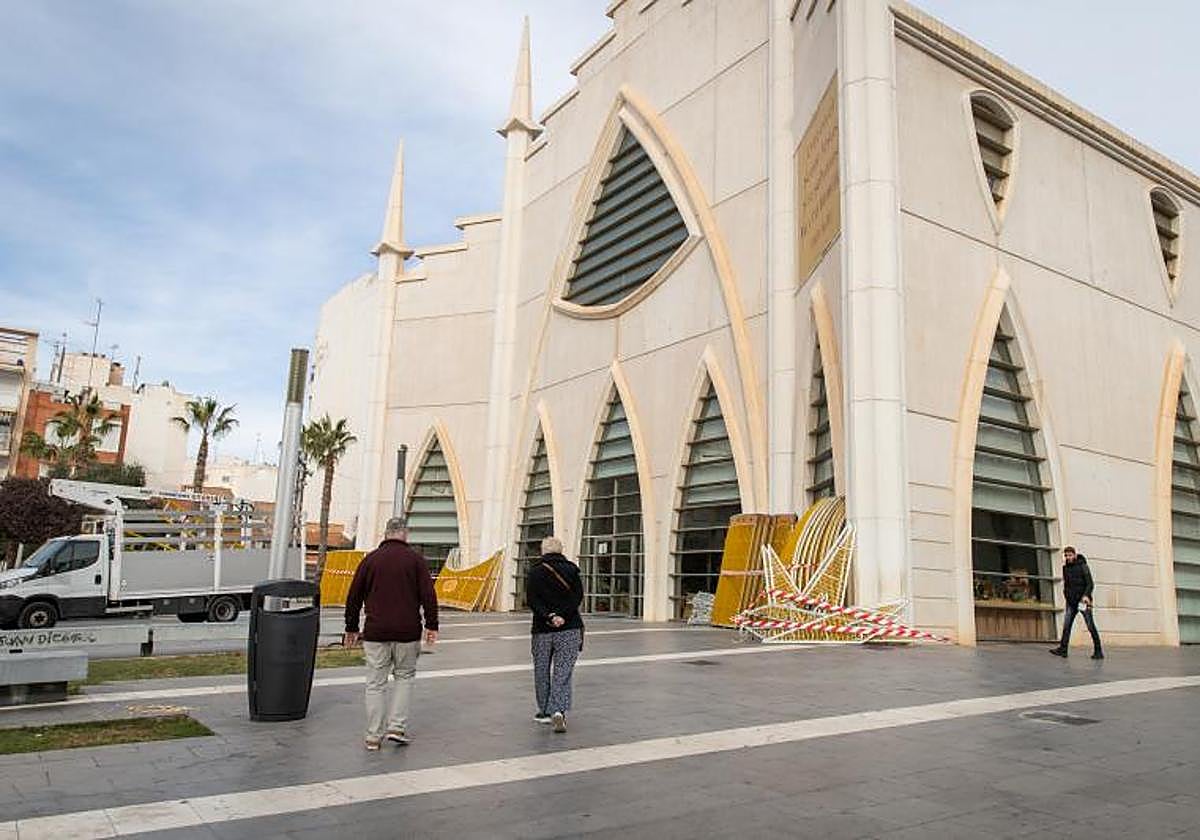 Ermita de la plaza de Oriente, en una foto de archivo.