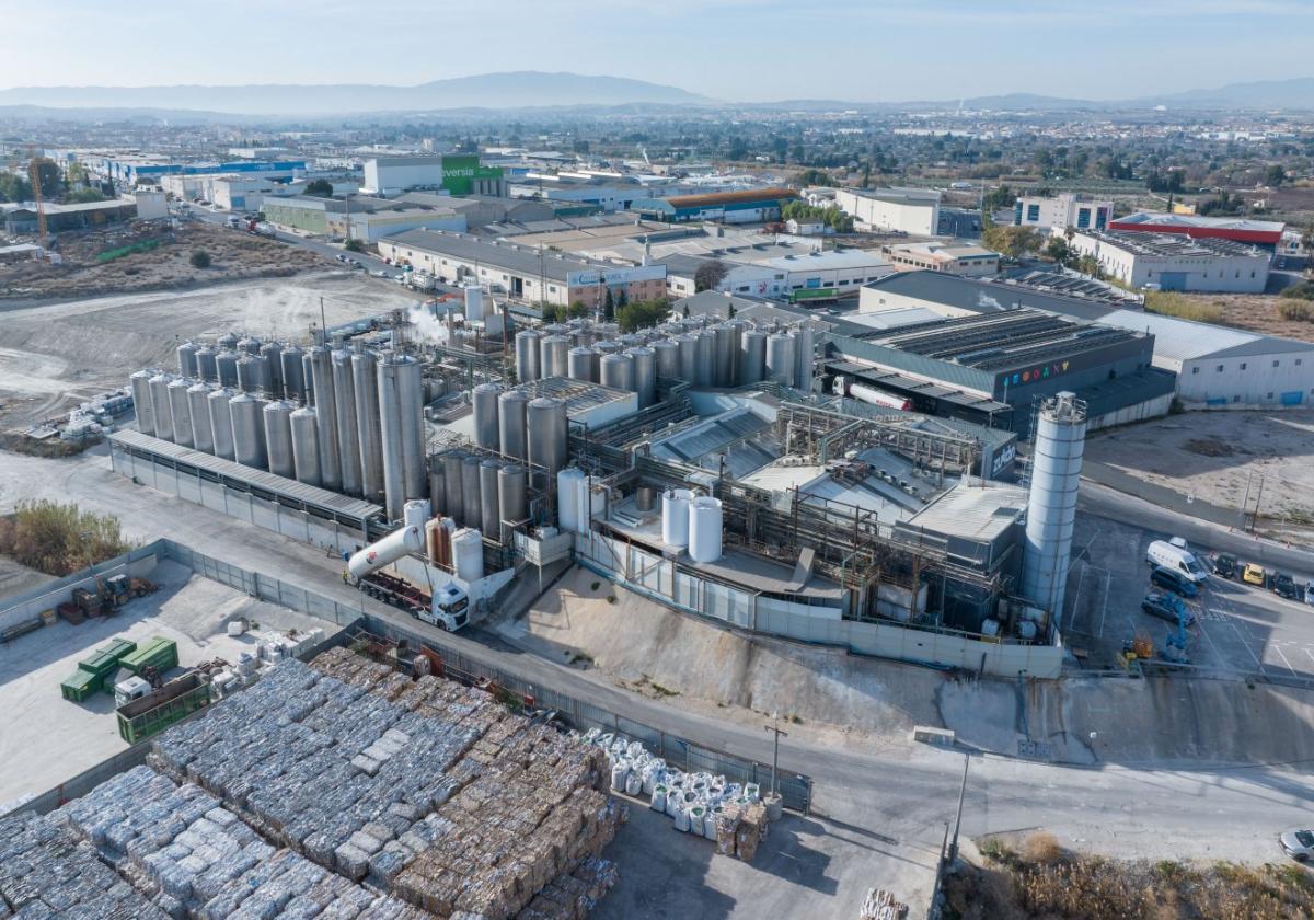 Vista panorámica de la zona empresarial El Tapiado.