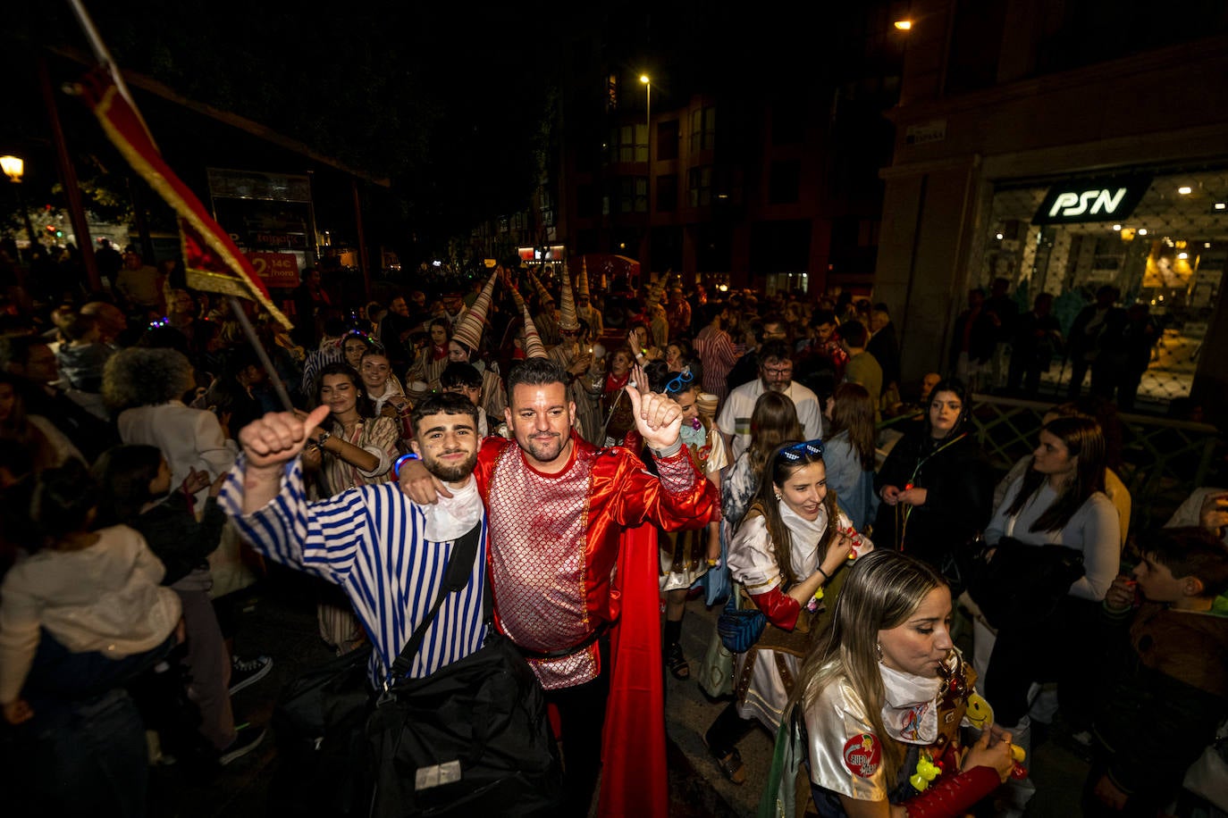 Desfile del Testamento de la Sardina de Murcia, en imágenes