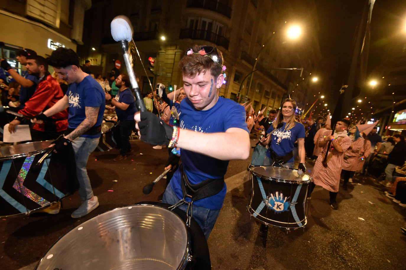 Las imágenes del desfile de la llegada de la Sardina a Murcia