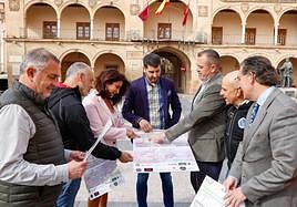 Presentación de la rutas guiadas, este viernes, en Lorca.
