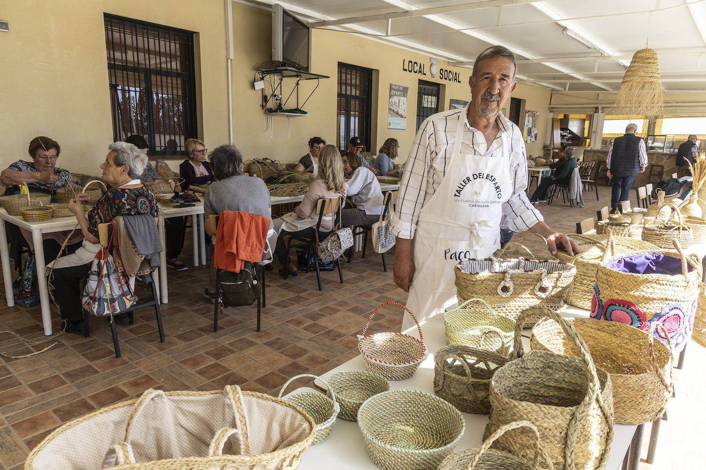 El esparto florece en la zona oeste de Cartagena