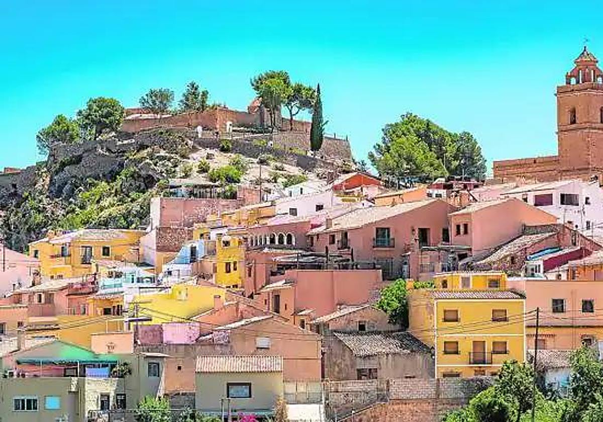 Panorámica de Polop, municipio de Alicante.