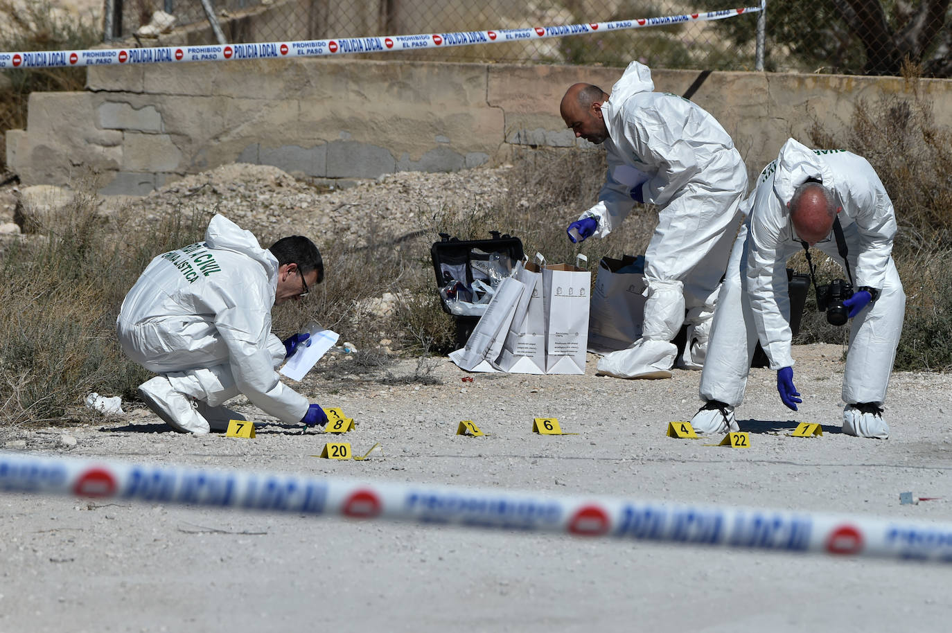 Hallan el cadáver de una joven en Abanilla