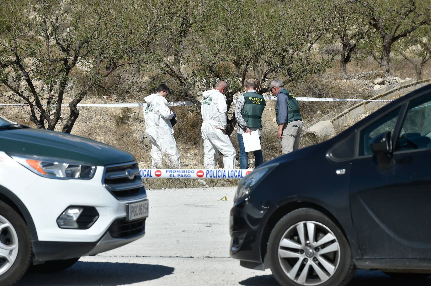Hallan el cadáver de una joven en Abanilla