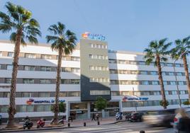 Fachada principal del Hospital HLA La Vega en Murcia.