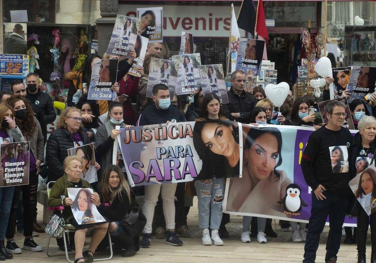 Imagen de archivo de una concentración en Cartagena en memoria de Sara Gómez.